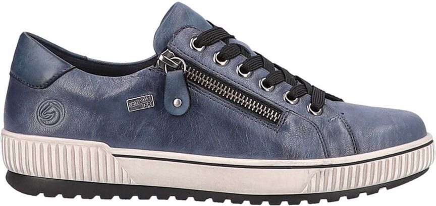 Remonte Plateausneakers vrijetijdsschoen lage schoen veterschoen met buitenrits