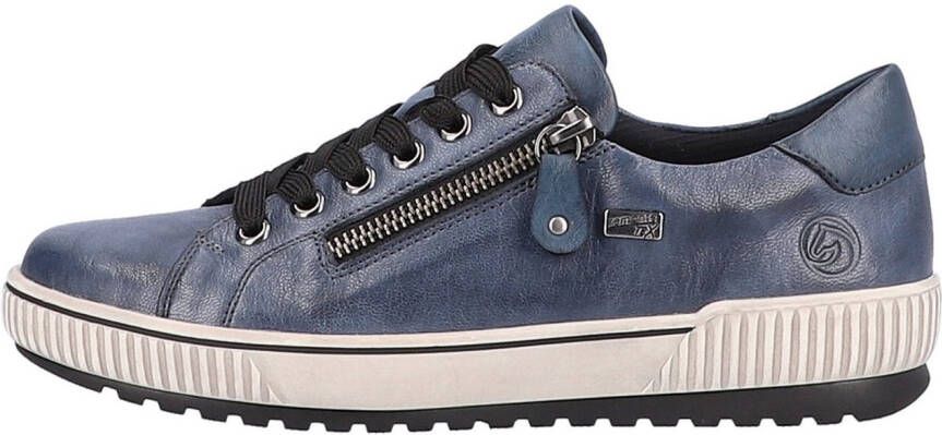 Remonte Plateausneakers vrijetijdsschoen lage schoen veterschoen met buitenrits