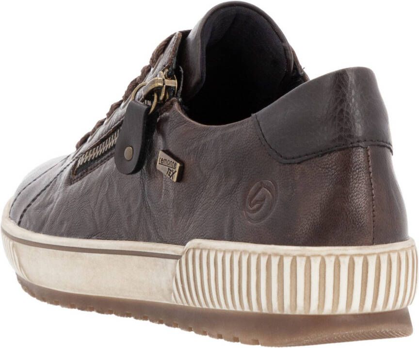 Remonte Plateausneakers vrijetijdsschoen lage schoen veterschoen met buitenrits