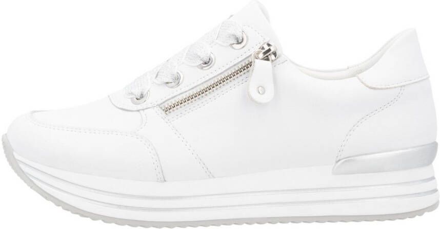 Remonte Plateausneakers vrijetijdsschoen lage schoen veterschoen met gepolsterde schacht