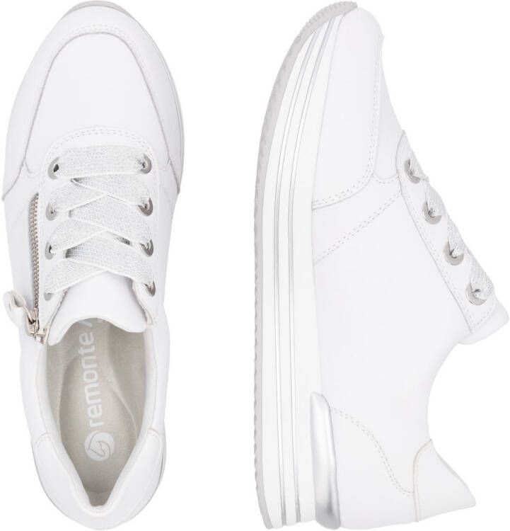 Remonte Plateausneakers vrijetijdsschoen lage schoen veterschoen met gepolsterde schacht