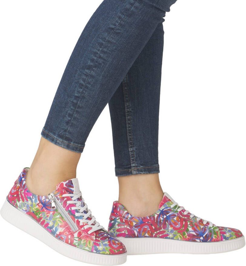 Remonte Plateausneakers vrijetijdsschoen lage schoen veterschoen met gevoerde schacht