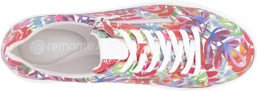 Remonte Plateausneakers vrijetijdsschoen lage schoen veterschoen met gevoerde schacht