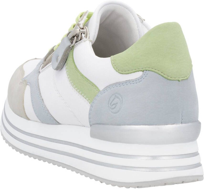 Remonte Plateausneakers vrijetijdsschoen lage schoen veterschoen met losse zachte inlegzool