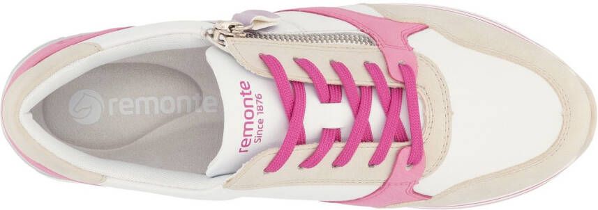Remonte Plateausneakers vrijetijdsschoen lage schoen veterschoen met losse zachte inlegzool