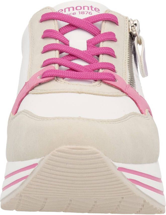 Remonte Plateausneakers vrijetijdsschoen lage schoen veterschoen met losse zachte inlegzool