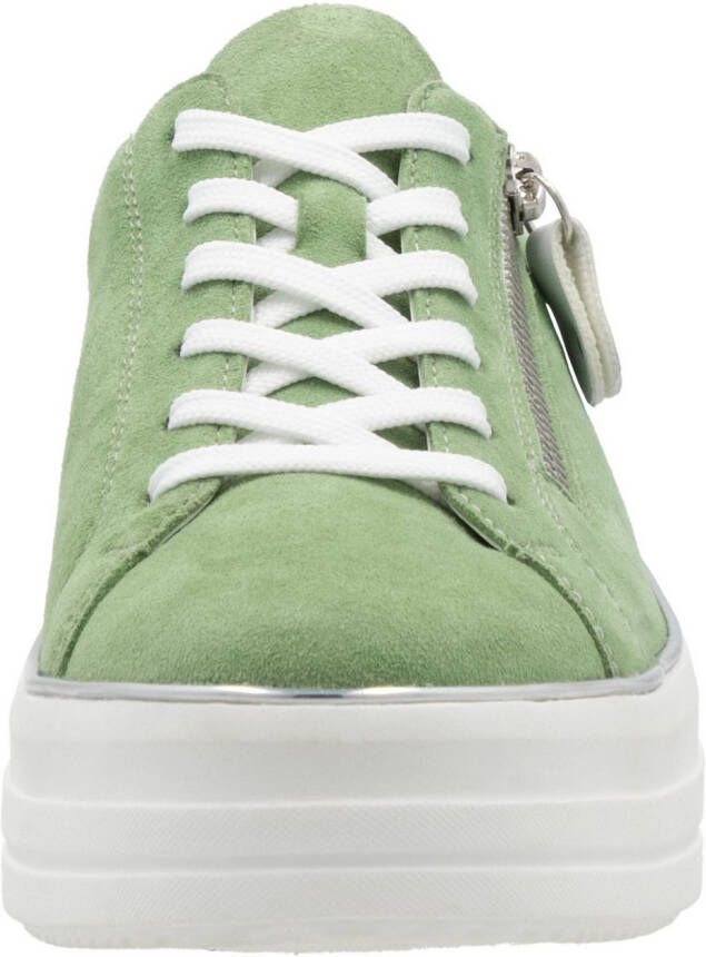 Remonte Plateausneakers vrijetijdsschoen lage schoen veterschoen met zijrits