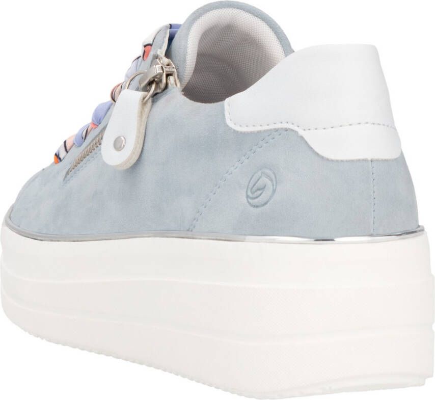 Remonte Plateausneakers vrijetijdsschoen lage schoen veterschoen met zijrits