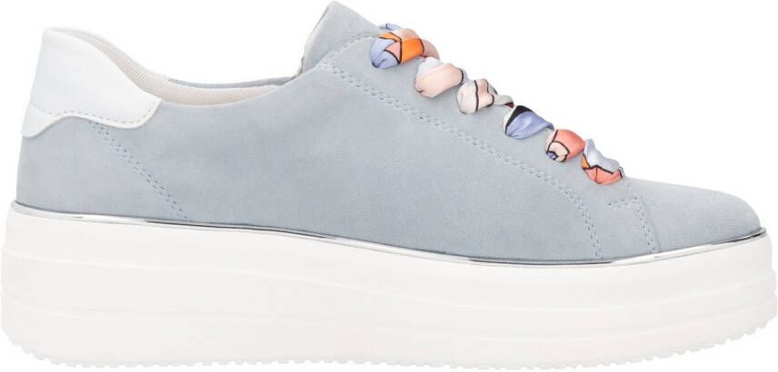 Remonte Plateausneakers vrijetijdsschoen lage schoen veterschoen met zijrits