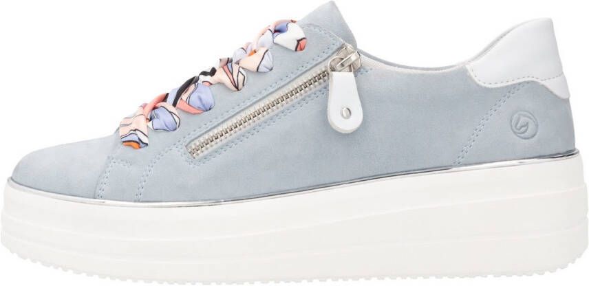 Remonte Plateausneakers vrijetijdsschoen lage schoen veterschoen met zijrits
