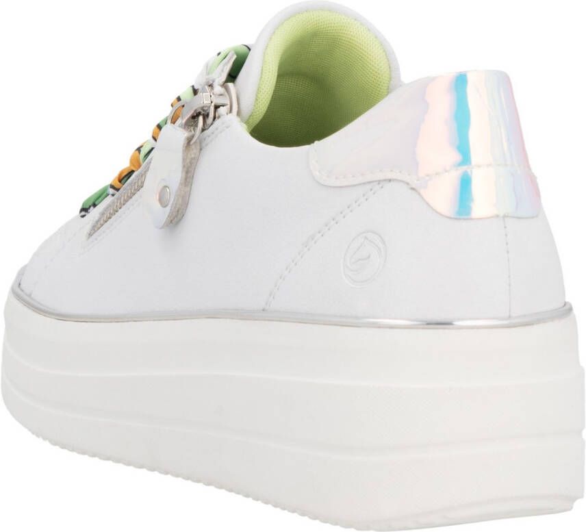 Remonte Plateausneakers vrijetijdsschoen lage schoen veterschoen met zijrits