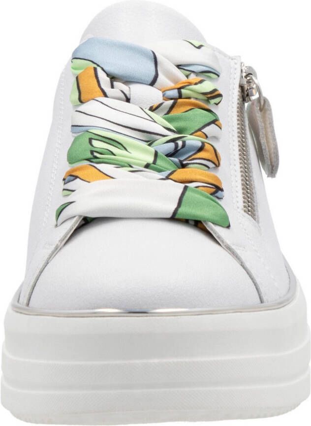 Remonte Plateausneakers vrijetijdsschoen lage schoen veterschoen met zijrits