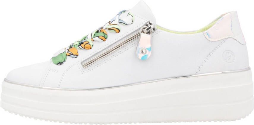 Remonte Plateausneakers vrijetijdsschoen lage schoen veterschoen met zijrits