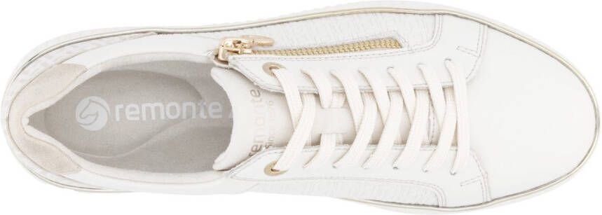 Remonte Plateausneakers vrijetijdsschoen lage schoen veterschoen met zijrits