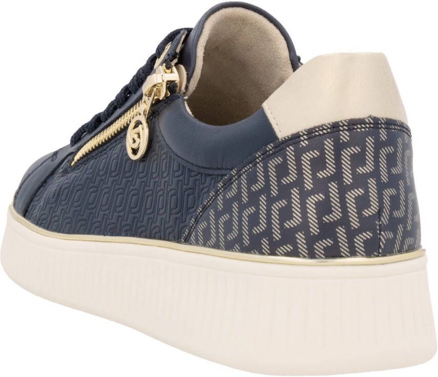 Remonte Plateausneakers vrijetijdsschoen lage schoen veterschoen met zijrits