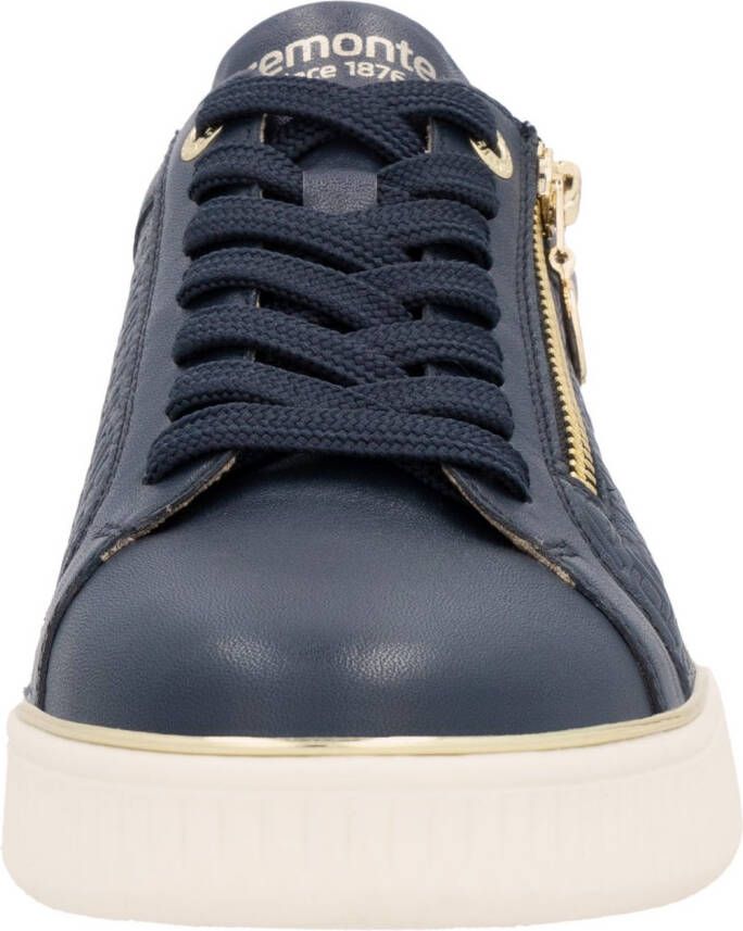 Remonte Plateausneakers vrijetijdsschoen lage schoen veterschoen met zijrits