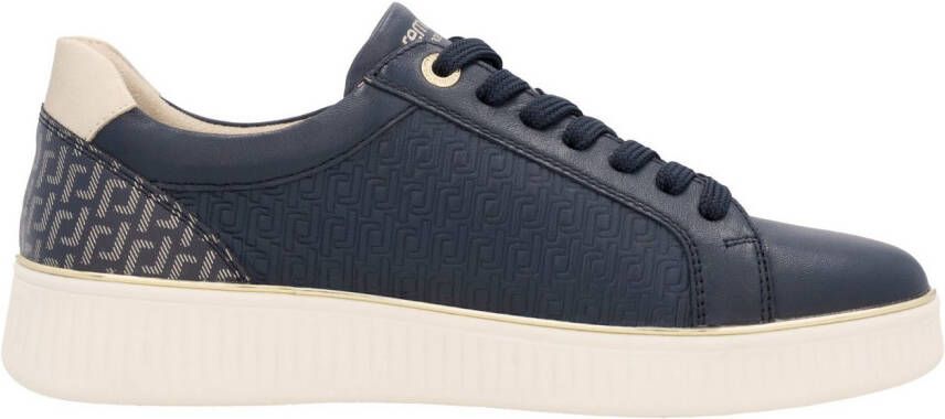 Remonte Plateausneakers vrijetijdsschoen lage schoen veterschoen met zijrits
