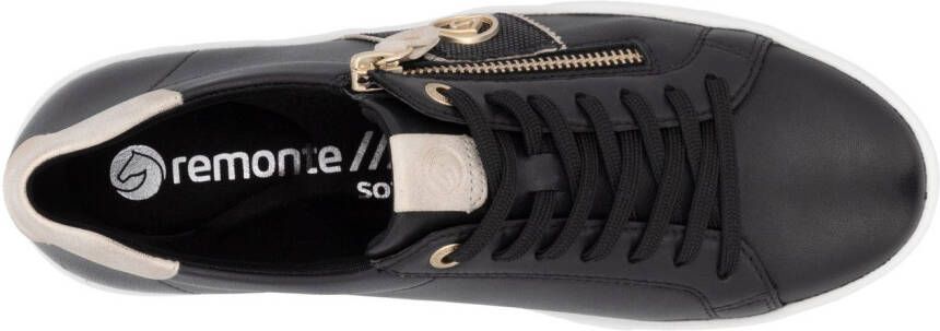 Remonte Plateausneakers vrijetijdsschoen lage schoen veterschoen uitneembare zachte inlegzool