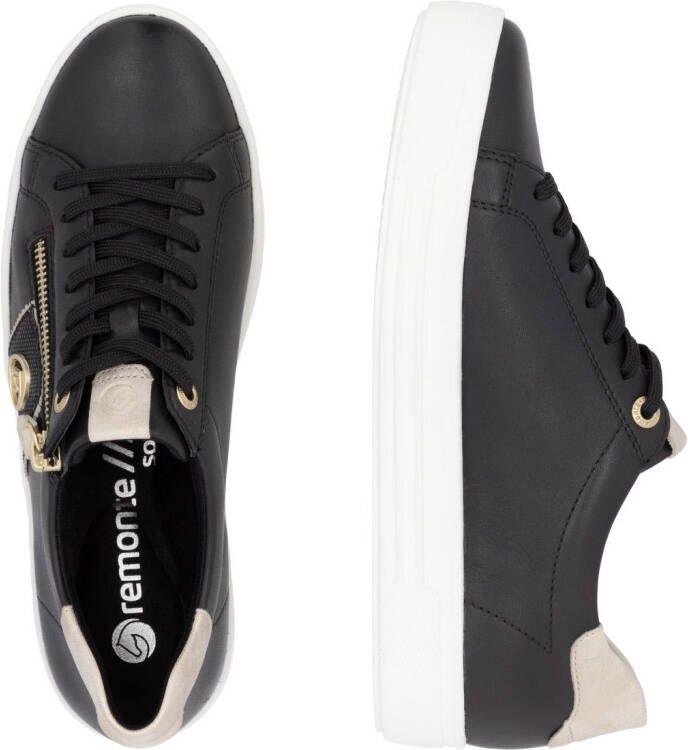 Remonte Plateausneakers vrijetijdsschoen lage schoen veterschoen uitneembare zachte inlegzool
