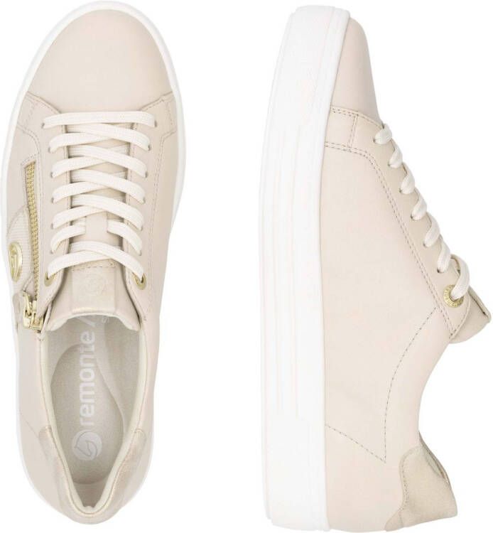 Remonte Plateausneakers vrijetijdsschoen lage schoen veterschoen uitneembare zachte inlegzool