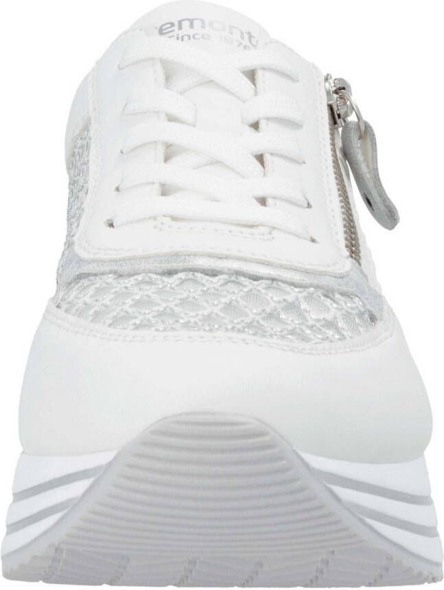 Remonte Plateausneakers vrijetijdsschoen lage schoen veterschoen vegan contrastafwerking