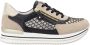 Remonte Plateausneakers vrijetijdsschoen lage schoen veterschoen vegan contrastafwerking - Thumbnail 5