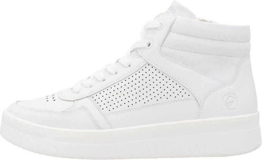 Remonte Plateausneakers vrijetijdsschoen veterschoen high top sneaker met contrasterende afwerking