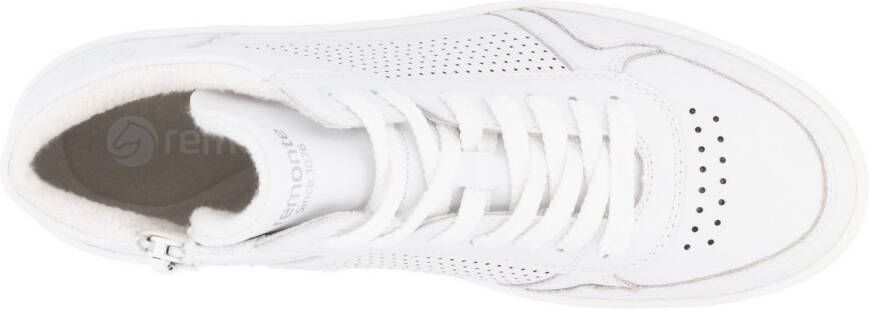 Remonte Plateausneakers vrijetijdsschoen veterschoen high top sneaker met contrasterende afwerking