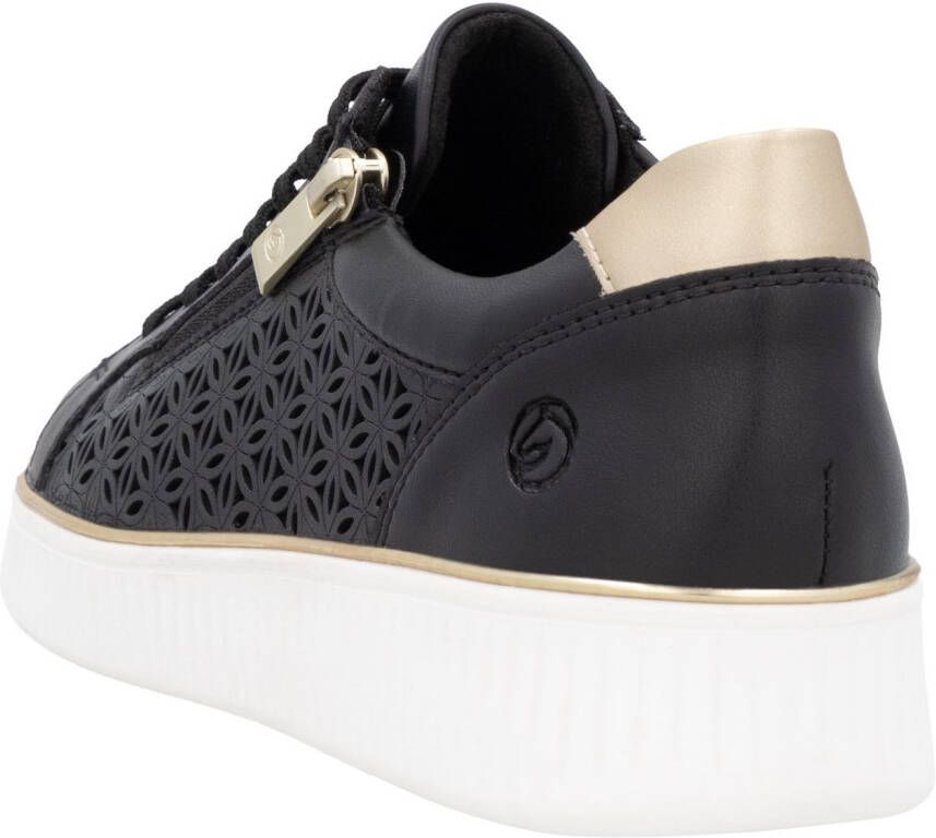 Remonte Plateausneakers vrijetijdsschoen veterschoen lage schoen met perforatie