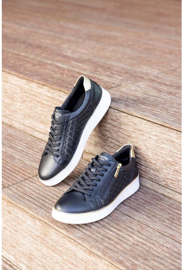 Remonte Plateausneakers vrijetijdsschoen veterschoen lage schoen met perforatie
