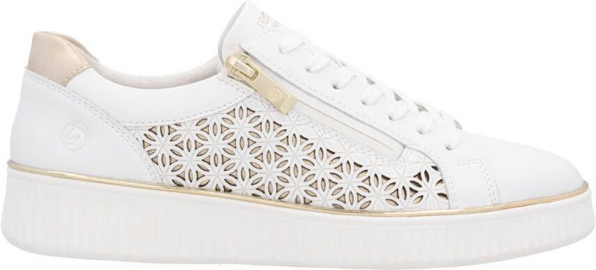 Remonte Plateausneakers vrijetijdsschoen veterschoen lage schoen met perforatie