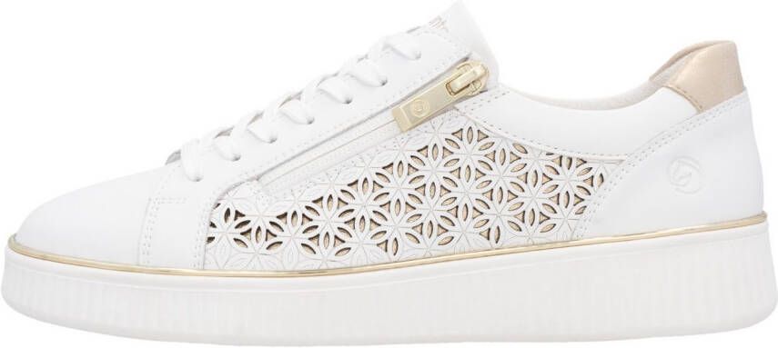 Remonte Plateausneakers vrijetijdsschoen veterschoen lage schoen met perforatie