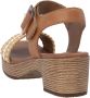 Remonte Sandaaltjes blockhak plateau sandaal zomerschoen met bandage in jute-look - Thumbnail 4