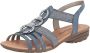 Remonte Sandalen sleehak zomerschoen sandaal met elastische banden - Thumbnail 13