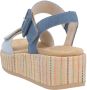 Remonte Sandaaltjes Elisabeth Hurley-Collection Sleehak zomerschoen sandaal met bandjes en bekleed plateau - Thumbnail 21