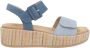 Remonte Sandaaltjes Elisabeth Hurley-Collection Sleehak zomerschoen sandaal met bandjes en bekleed plateau - Thumbnail 11