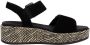 Remonte Sandaaltjes Elisabeth Hurley-Collection Sleehak zomerschoen sandaal met bandjes en bekleed plateau - Thumbnail 16