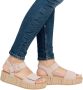 Remonte Sandaaltjes Elisabeth Hurley-Collection Sleehak zomerschoen sandaal met bandjes en bekleed plateau - Thumbnail 3