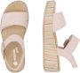 Remonte Sandaaltjes Elisabeth Hurley-Collection Sleehak zomerschoen sandaal met bandjes en bekleed plateau - Thumbnail 8