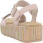 Remonte Sandaaltjes Elisabeth Hurley-Collection Sleehak zomerschoen sandaal met bandjes en bekleed plateau - Thumbnail 9