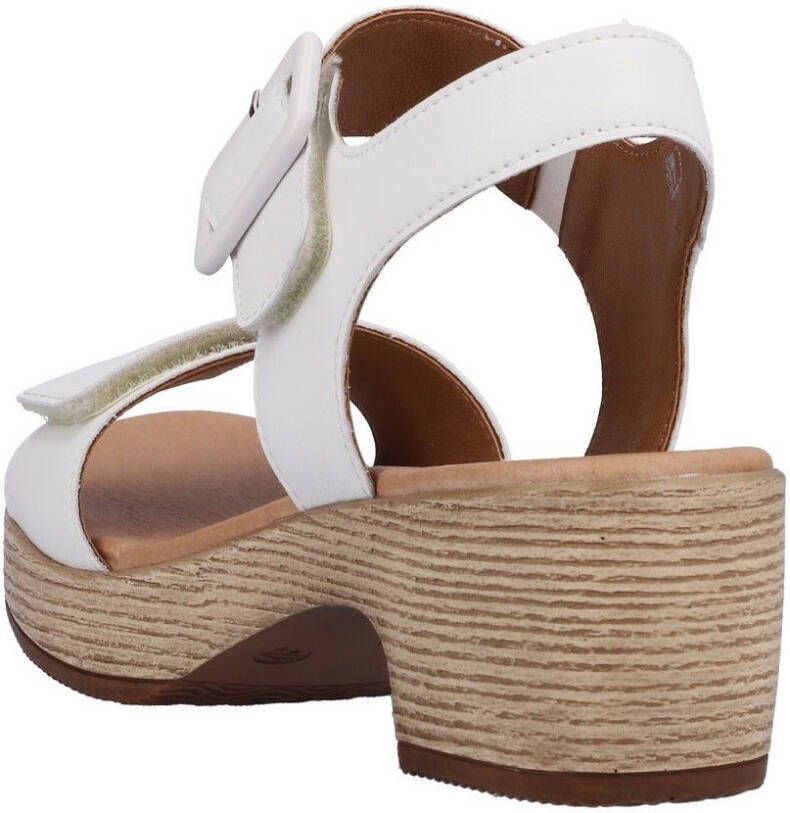 Remonte Dames D1K50 sandalen met hak, zwart / 00, 39 EU, zwart 00, 39 EU