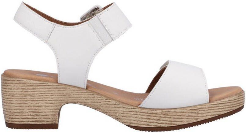 Remonte Sandaaltjes ELLE-Collection blokhak zomerschoen sandaal met klittenbandsluitingen