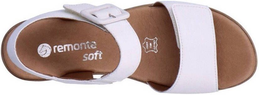 Remonte Sandaaltjes ELLE-Collection blokhak zomerschoen sandaal met klittenbandsluitingen