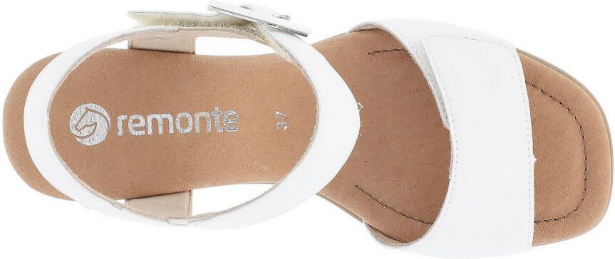 Remonte Sandaaltjes ELLE-Collection blokhak zomerschoen sandaal avondschoen met klittenband