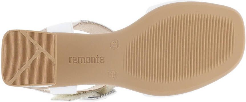 Remonte Sandaaltjes ELLE-Collection blokhak zomerschoen sandaal avondschoen met klittenband