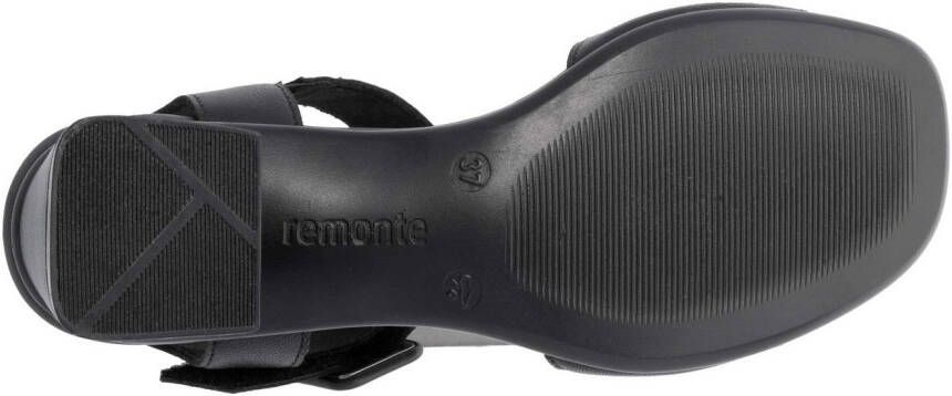 Remonte Sandaaltjes ELLE-Collection blokhak zomerschoen sandaal avondschoen met klittenband