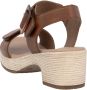 Remonte Sandaaltjes ELLE-Collection blokhak zomerschoen sandaal met klittenbandsluitingen - Thumbnail 5
