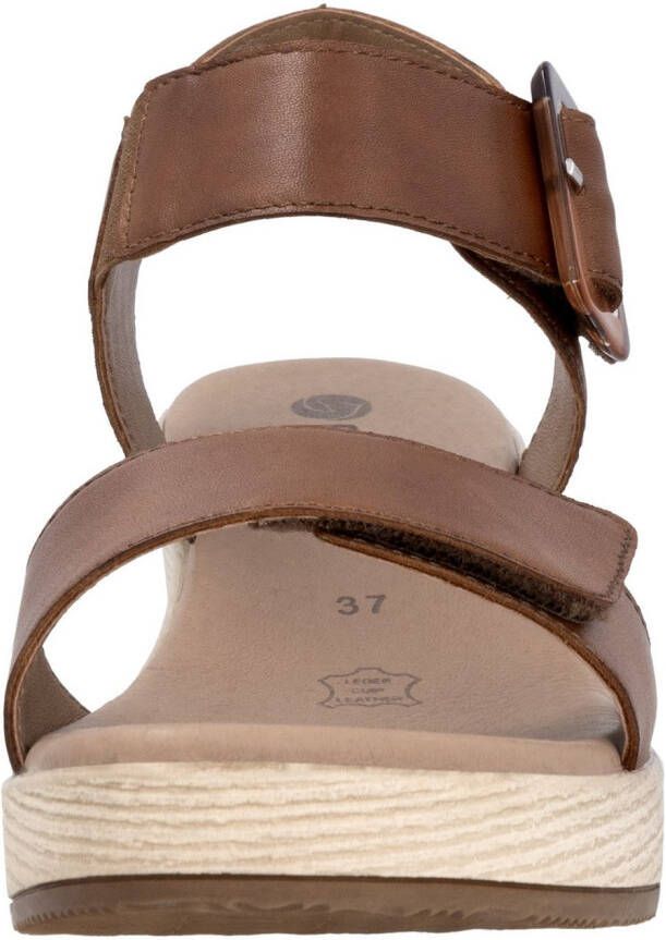 Remonte Sandaaltjes ELLE-Collection blokhak zomerschoen sandaal met klittenbandsluitingen