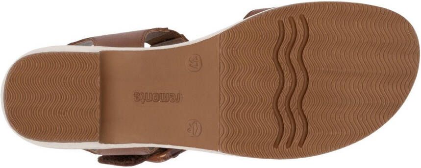 Remonte Sandaaltjes ELLE-Collection blokhak zomerschoen sandaal met klittenbandsluitingen