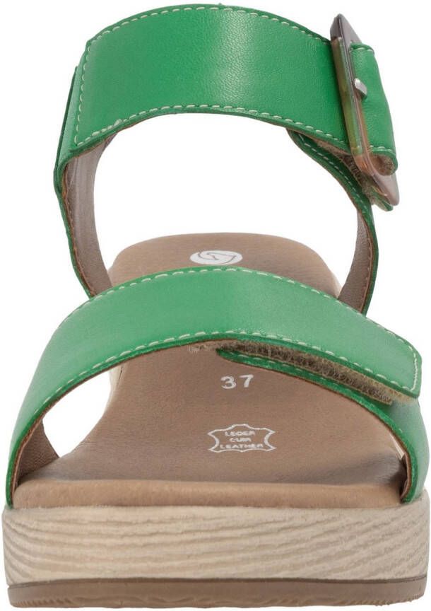 Remonte Sandaaltjes ELLE-Collection blokhak zomerschoen sandaal met klittenbandsluitingen